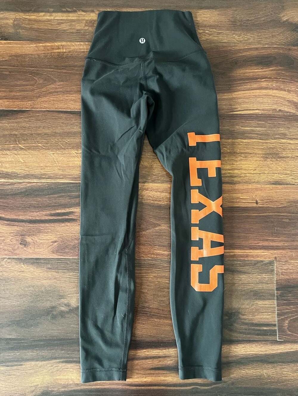 Lululemon Texas Longhorns Block Align Pant Leggings, Dark Grey, Size 0